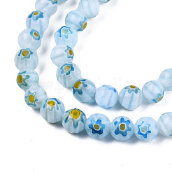Tondi di vetro millefiori fili di perline&nbsp;LK-P001-36