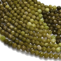 Stränge aus natürlichen gelbgrünen Opalperlen mit Farbverlauf&nbsp;GG-CBA9722-A01-4mm