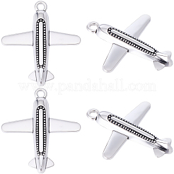 30 pièces pendentifs en alliage de style tibétain&nbsp;TIBEP-SC0003-47