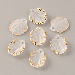 Pendenti in resina smerigliata traslucida&nbsp;RESI-WH0026-47A-02
