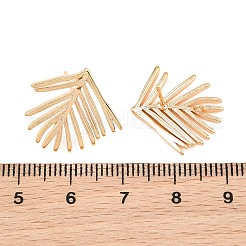 Messing Ohrstecker Zubehör&nbsp;KK-CBA866A-10G