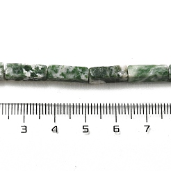 Natürliche grüne Fleck Jaspis Perlen Stränge&nbsp;G-G873-A03-01