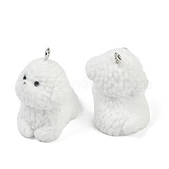Pendentifs en résine floquée&nbsp;FIND-A052-06J