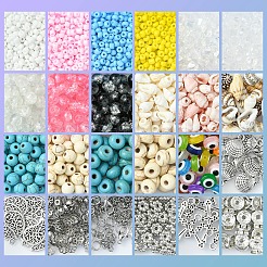DIY-Sets zur Herstellung von Armreifen aus Sommerglas&nbsp;DIY-FS0007-91