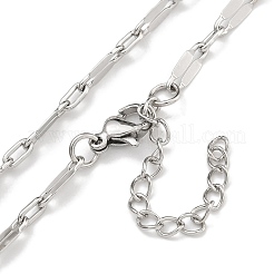 Collares de cadena con detalles de acero inoxidable 304&nbsp;LS-NJEW-H043-05P