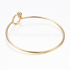 Armreif aus Edelstahl 304&nbsp;BJEW-H530-01G