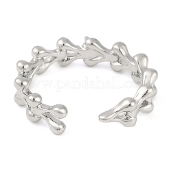 Ajustes de anillo de dedo de puño de bronce&nbsp;KK-L219-15B-P