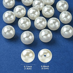 ABS-Kunststoff-Nachahmung Perlen&nbsp;MACR-YW0002-18mm-82