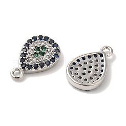 Pendentifs avec zircon cubiques à micro-pavés en laiton&nbsp;KK-S391-06P