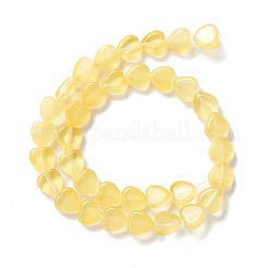 Transparent perles de verre brin&nbsp;GLAA-F112-03J
