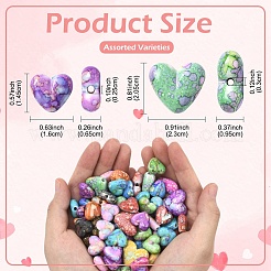 2 sachet de perles acryliques opaques&nbsp;MACR-YW0004-32A