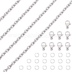 Kit fai da te di catene portacavi in acciaio inossidabile 304 anti-ossidazione&nbsp;DIY-PJ0001-41C