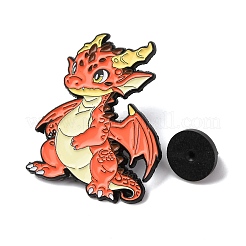 Jolies épingles en émail représentant des dinosaures&nbsp;LS-JEWB-A038-06B-EB