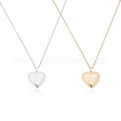DIY-Sets zum Basteln von Halsketten mit Anhängern zum Thema Valentinstag&nbsp;DIY-UN0002-06