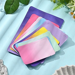 50 Stück rechteckige Geschenktüten aus Kunststoff mit Reißverschluss in zwei Farben und zwei verschiedenen Ausführungen.&nbsp;OPP-FS0001-19A-3