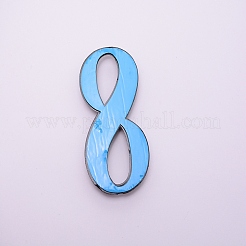 Étiquettes de signe de numéro en plastique et pvc&nbsp;KY-WH0023-B08-03