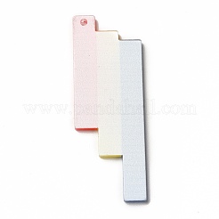Regenbogenfarben bedruckte Acrylanhänger&nbsp;LS-OACR-B006-01G