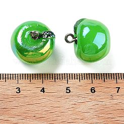 Pendentifs en résine de couleur ab&nbsp;LS-RESI-C051-02H-P