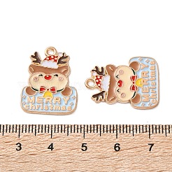Pendentifs d'émail en alliage&nbsp;LS-ENAM-I061-01KCG-06