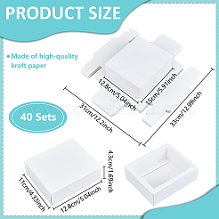40 Stück faltbare Papierschubladenboxen&nbsp;CON-BC0007-53B