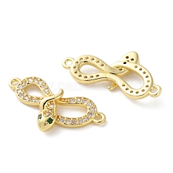 Placcatura in ottone con micro pavé di zirconi cubici&nbsp;KK-C084-10B-G