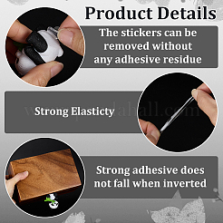 Trapezförmige doppelseitige Acrylaufkleber&nbsp;DIY-WH0678-62B