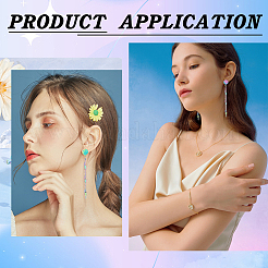 28 pièce de 7 styles de boucles d'oreilles à tige en acier inoxydable 304 avec placage ionique (IP)&nbsp;STAS-UN0040-49