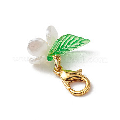 Décorations suspendues en perles et acryliques en plastique ABS&nbsp;HJEW-JM02988-01