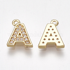 Latón charms de circonio cúbico&nbsp;KK-S348-330A