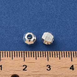 Perline di distanziatore in ottone&nbsp;KK-P249-02E-S