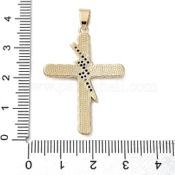 Pendentifs en laiton zircon cubique transparent&nbsp;KK-A212-06H-G