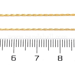 Collane a catena Boston in ottone placcato di lunga durata&nbsp;X-NJEW-K112-08G-NF