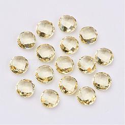 Cabochon posteriori appuntiti in strass di vetro sfaccettato&nbsp;RGLA-P013-A