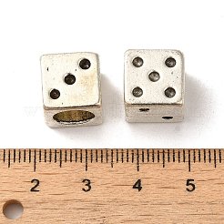 Tibetischer Stil Legierung europäische Perlen Fassungen für Strasssteine&nbsp;FIND-A038-02A-AS