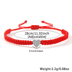 Braccialetti regolabili con perline intrecciate in acciaio inossidabile 304 per donna&nbsp;RP8696-1
