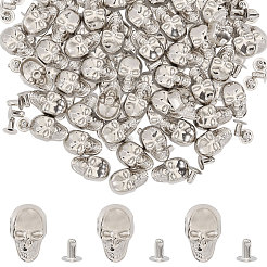 50 rivet en alliage en forme de crâne&nbsp;FIND-CA0011-72A-P