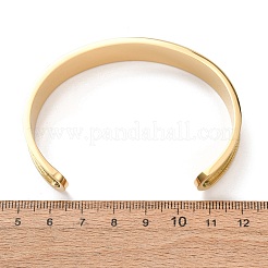 Gerillte Armreifbasis aus Edelstahl 304&nbsp;SA-CBACA70-03G