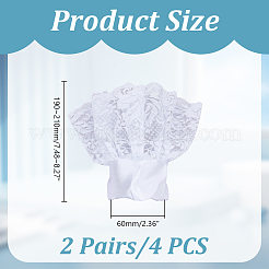 Gaze-Damen-Tüll-Spitze-Oversleeve&nbsp;AJEW-WH0661-47B
