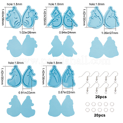Stampi in silicone per orecchini pendenti fai da te&nbsp;DIY-SC0013-50