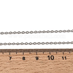 12 Stück 1.8 mm 304 Edelstahl strukturierte Kabelkette Halskette für Damen und Herren&nbsp;NJEW-H093-18P-05
