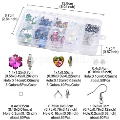 DIY-Set zur Herstellung von Ohrringen mit glitzernden Sternen und Schneeflocken&nbsp;DIY-YW0006-56