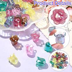 50 Stück UV-beschichtete undurchsichtige Acrylperlen&nbsp;MACR-CJ0002-22