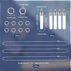 DIY Blanko-Set zur Herstellung einer Wunschflaschenkette&nbsp;DIY-SC0021-78