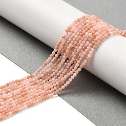 Natürliche rosa Aventurin Perlen Stränge&nbsp;G-B074-B05-01