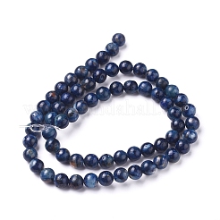 Fili di perline naturali di cianite / cianite / distene&nbsp;G-D0006-C06-6mm-01