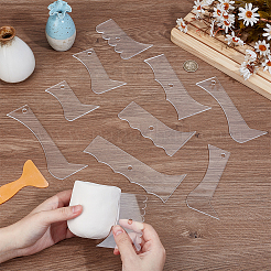 10 Stück Kantenwerkzeuge für Acrylkeramik&nbsp;DIY-BC0017-29