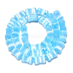 Fili di perline di selenite naturale tinta&nbsp;G-T138-234D