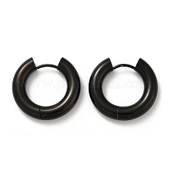 Orecchini a cerchio in acciaio inossidabile 202 lucidati&nbsp;EJEW-M106-02EB-04