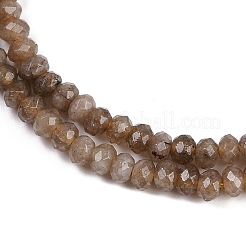 Chapelets de perles de jade blanche naturelle&nbsp;X-G-Z069-01C