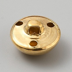 1-Loch Schaftknöpfe aus Zinklegierung&nbsp;BUTT-WH0028-119B-G